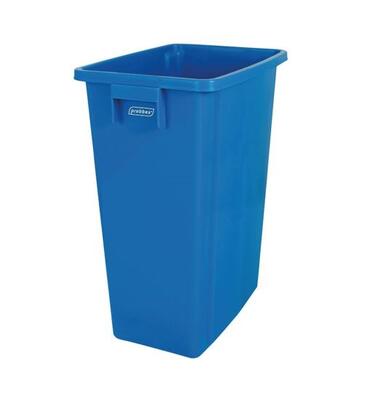 Cubo de Reciclaje Azul Sin Tapa 60L